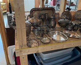Tons of silver plate 