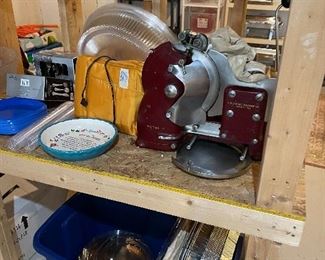 Rare vintage manual Meat slicer 