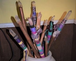 Healing Wands made by the Shaman