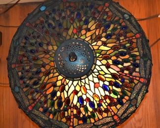 Dale Tiffany Dragonfly Lamp; Signed and numbered