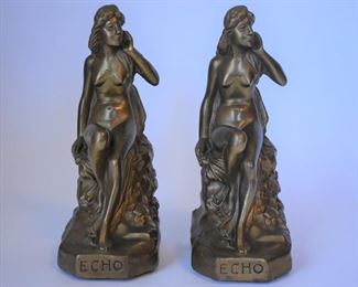 Vintage "ECHO" Bookends
