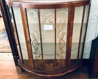 Small vintage curio cabinet 
Renown, Furzeworks London
40w 45t 15d
$400