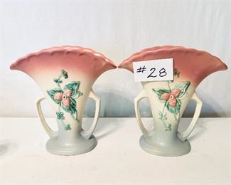 Pair of Hull Vases 
10w 10.5t
$40