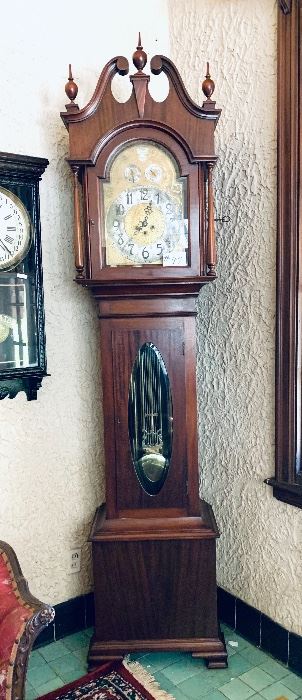 Tempura Fugit grandfather clock 
22 wide 97 tall 14 deep 
$5000