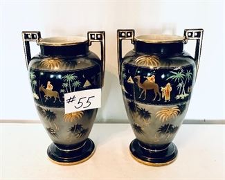Pair of vases made in England 
8W 13 T
 $125