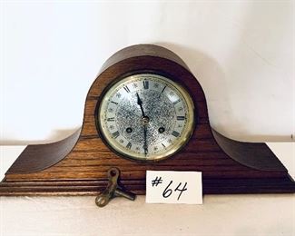 TAMBOUR Mantle clock /not working 
19.5 long 
$75