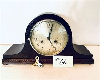 Tambour mantel clock 
16.5 w 

$60