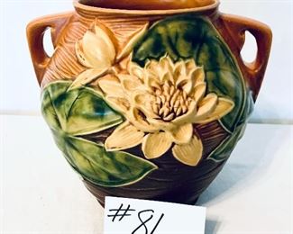 Roseville handled vase
 9.5 w 8T
$125