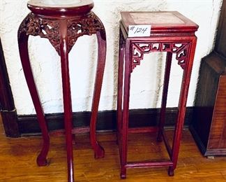  Marble top plant stands 
36-34 tall 
$30 each