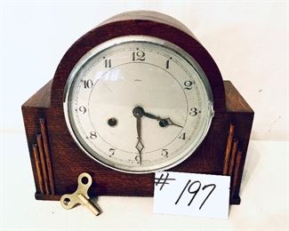 Tambour clock 
10w 9t.  $70