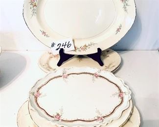 Lots of six vintage platters 
12 to 16 inches long $45