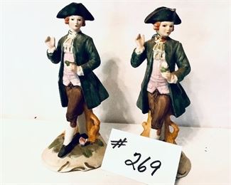 Pair of Figurines 8 inches tall $25