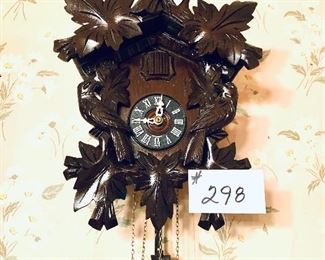 Cuckoo clock 10 inches wide 14 inches tall $30