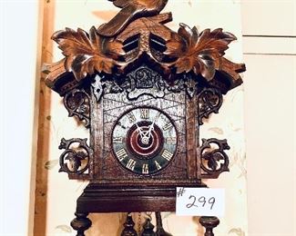 Cuckoo clock 
14 inches wide 17 inches tall $150
