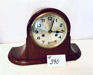 TNS GERMAN TAMBOUR Mantle clock 16 wide 10 till $140