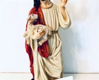 Resin Jesus statue 13 inches tall $45