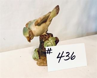 Bird figurine 5 inches tall $30