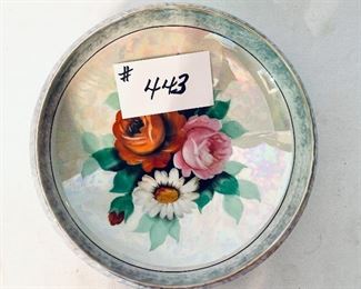 Floral bowl Japan 9 inches wide $18