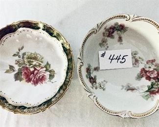 Decorative bowls
A- 9”w. $15
B- 10”w.  $17