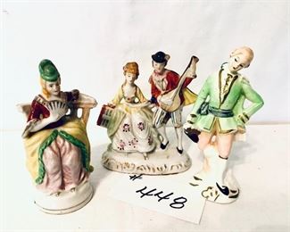 Set of three figurines
 5 to 6 inches tall two are occupied Japan $35