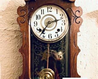 Kitchen clock with alarm     has key 
11 wide 17 tall $140