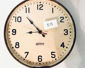 Battery powered Vintage Washer Clock 18 inches wide $75