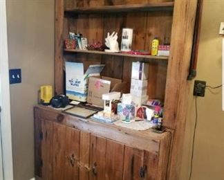 antique cabinet, purchased at Eastern Shore antique shop