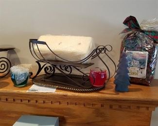 HUGE selection of never used PartyLite and Yankee Candles