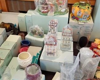 HUGE selection of never used PartyLite and Yankee Candles