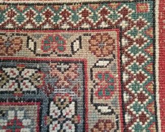 large area rug, back