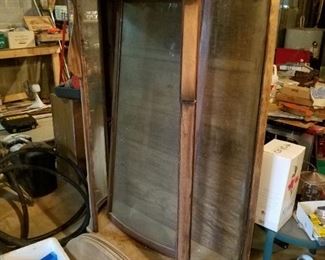antique curio cabinet