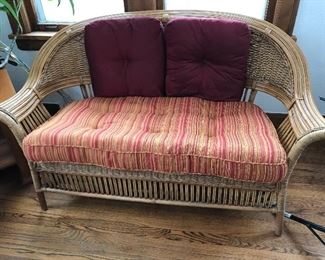 Wicker Bench