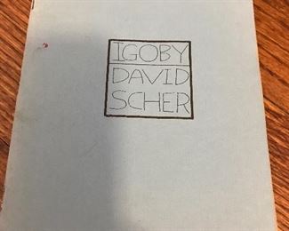David Scher, signed