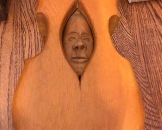 Mike Medows wood sculpture