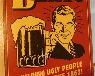 Vintage Beer Sign - View All