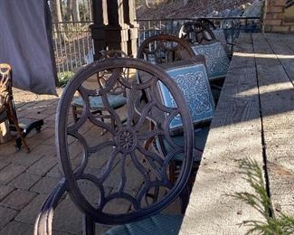 Outdoor Bar Stools (4) 