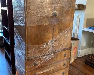 Burled Armoire 