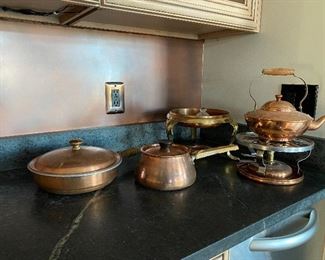 Copper Pots & Pans 