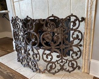 Iron Fireplace Screen 