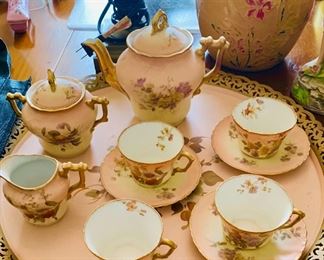 Porcelain tea set $125