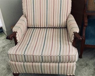 Striped chair $95