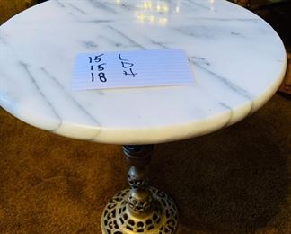 Marble top cocktail table $120