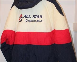 Dunbrooke Distinctive Images All Star Graphite Rods Jacket - Showing back