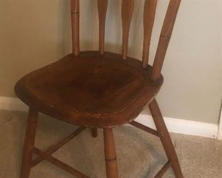 Handmade Early 19th Century Thumbtack/Arrow-back Windsor Chair