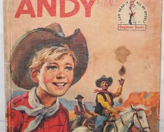 Dr Seuss Vintage 1959 “Cowboy Andy”. Book