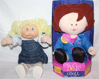 Cabbage Patch Kid Doll (1982 and The Rosie O”Doll by Tyco (1997)