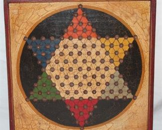 Chinese checkers game board, handcrafted by John Hulbert