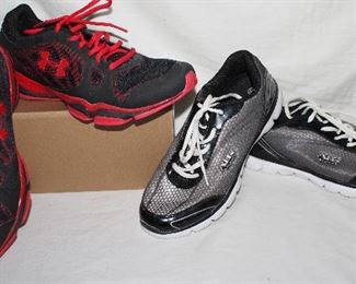 Under Armour gym shoes Men's size 10.
Air balance shoes Men's size 10.