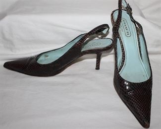 Coach heels woman's size 8