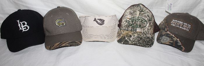 Baseball Cap Collection:Legacy DirtBag Black, Mossy Oak Gator Tail Lodge, MoJo Visor, Game Guard and Kati Sportscap 2nd Annual Lone Star Shoot Out 2015